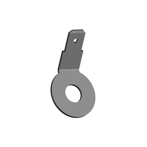 Vogt Verbindungstechnik 3869n45.60 Languette Largeur d'accouplement: 6.30 mm Épaisseur de contact: 0.8 mm 45 ° 500 pc(s) Q025973