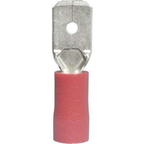 Vogt Verbindungstechnik 3910S-1 Flachstecker  Steckbreite: 6.3 mm Steckdicke: 0.8 mm 180 ° Teilisoli