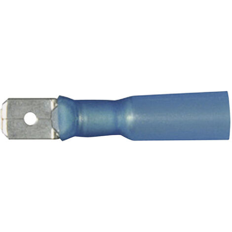 Vogt Verbindungstechnik 3911h Flachstecker mit Schrumpfschlauch Steckbreite: 6.3 mm Steckdicke: 0.8