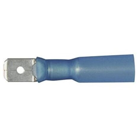 Vogt Verbindungstechnik 3911h Spina piatta con guaina termoretraibile Larghezza spina: 6.3 mm Spessore spina: 0.8 mm 18