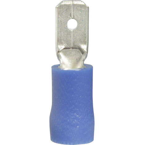Vogt Verbindungstechnik 393408S Flachstecker Steckbreite: 4.8 mm Steckdicke: 0.8 mm 180 ° Teilisoli