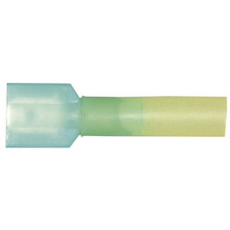 Vogt Verbindungstechnik 3970sh Flachstecker mit Schrumpfschlauch Steckbreite: 6.3 mm Steckdicke: 0.8