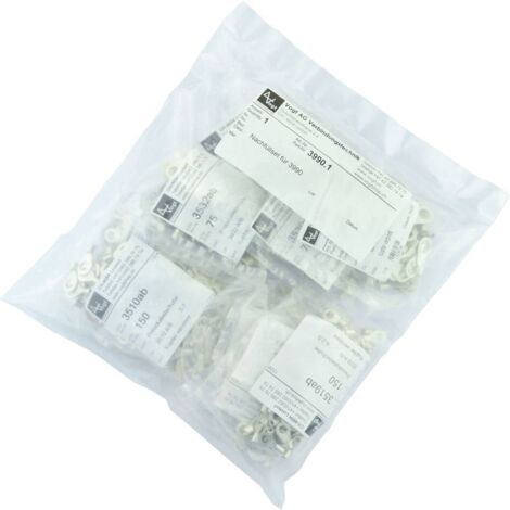 Vogt Verbindungstechnik 3990.1 Assortiment de cosses à oeillet 0.50 mm² 6 mm² argent 1000 pc(s)