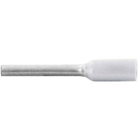 Vogt Verbindungstechnik 470108 Capocorda 0.50 mm² Parzialmente isolato Bianco 100 pz.