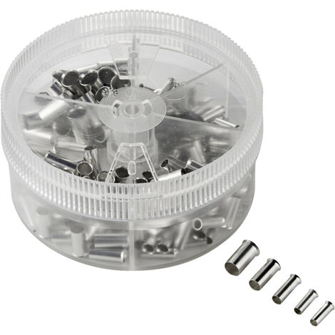Vogt Verbindungstechnik 737009 Aderendhülsen-Sortiment 4 mm², 6 mm², 10 mm², 16 mm² Unisoliert Metal