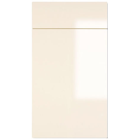 Vogue Alabaster High Gloss Lacquered Replacement Kitchen Cabinet