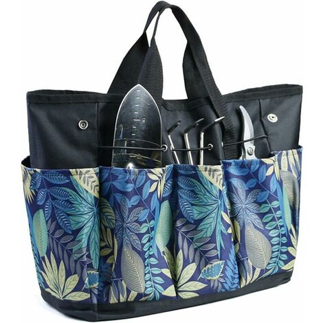 Voiakiu Gardening Tool Bag - Garden Tool Bag, Heavy Duty Garden Tote with Pockets