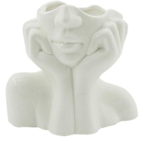 Voici un titre produit optimisé en français, avec des mots-clés variés et une longueur de 178 caractères :

Vase sculpture céramique nordique, corps humain art déco, ornement de maison design, décorat