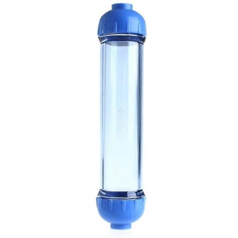 Voici une proposition de titre en français (189 caractères) :

Remplacement de boîtier transparent pour osmose inverse sous évier – Cartouche filtrante visible, compatible systèmes domestiques, pièce 