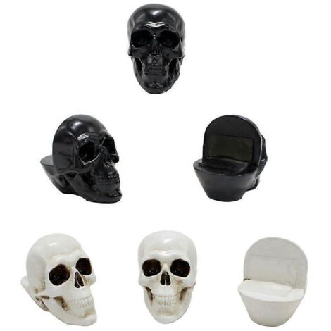 Voici une proposition de titre en français (190 caractères maximum) :

Porte-crâne Halloween, support pour plantes grasses, décoration crâne squelette, accessoire effrayant pour succulentes, déco maca