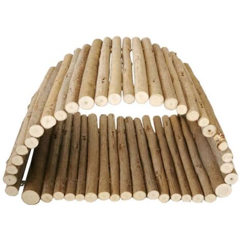 Voici une proposition de titre en français, avec des mots-clés variés et une longueur inférieure à 190 caractères :

Nichoir en bois naturel branche pour perroquet, décoration jardin extérieur, maison