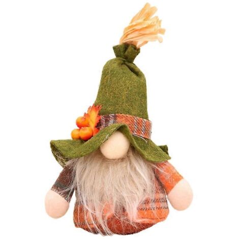Voici une proposition de titre en français (caractères : 170) :

Tomte Gnome d'Automne Fait Main, Jouet Miniature Elfe, Cadeau de Noël, Fournitures de Fête, Décoration Artisanale