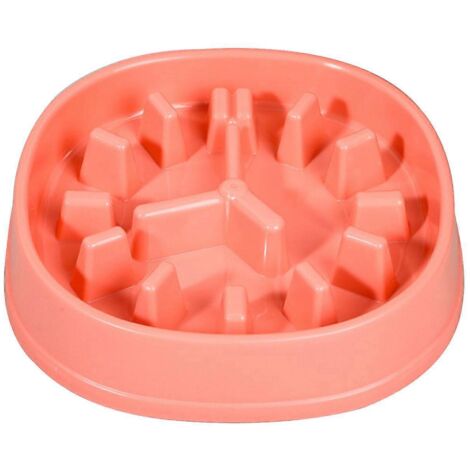 Voici une proposition de titre en français (caractères : 188) :

Gamelle anti-glouton pour chien, bol lent en plastique sain, forme ludique anti-étouffement, idéal pour ralentir la prise de nourriture