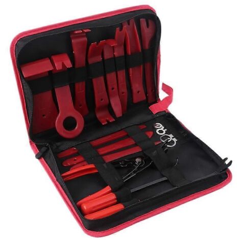 Voici une proposition de titre en français (caractères : 190) :
Kit professionnel de démontage de garnitures auto avec poignée ergonomique, outil de réparation automobile, jeu de leviers pour intérie