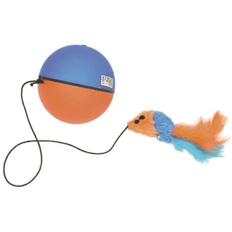 Voici une proposition de titre en français (moins de 190 caractères) :

Jouet rotatif pour chat, balle automatique interactive, jeu de mouvement pour chat, divertissement félin, balle tournante auto.