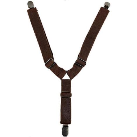Voici une proposition de titre optimisé en français (190 caractères max) :

Couche chien anti-glisse bretelles réglables élastiques bande ventre chiot accessoires animal brun L