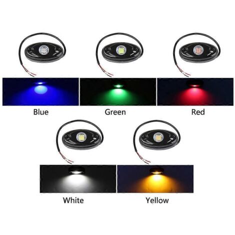 Voici une proposition de titre produit en français (190 caractères maximum) :

"4x Feux de Châssis LED Bleus 4-Pod pour JEEP 4x4 Camion UTV ATV Bateau - Éclairage Sous-Caisse Offroad Tout-Terrain"
