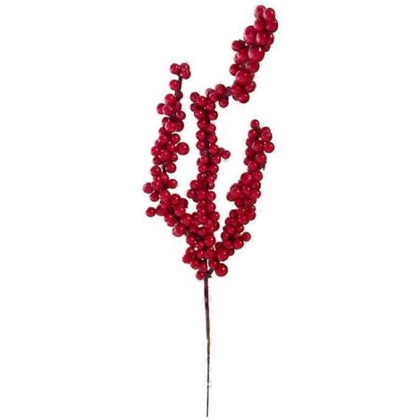 Voici une proposition de titre produit en français (moins de 190 caractères) :

Branches de Baies Artificielles pour Sapin de Noël - Tige de Houx Rouge - Déco de Fête - Type C - 30 cm