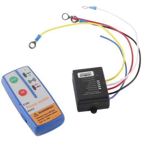 Voici une proposition de titre produit en français (moins de 190 caractères) :

Kit de treuil électrique 12V avec télécommande sans fil émetteur récepteur pour camion, ATV, SUV - Système de contrôle à