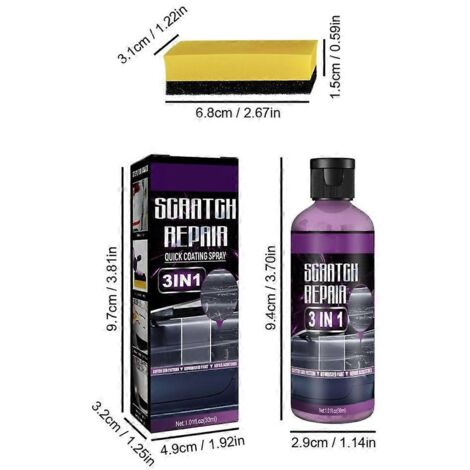 Voici une proposition de titre produit en français (moins de 190 caractères) :

"Rénovateur de peinture auto - Dissolvant rayures et micro-rayures - Restauration carrosserie - Remède anti-rayure voitu
