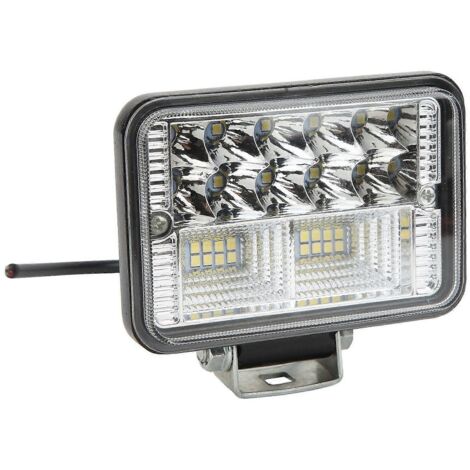 Voici une proposition de titre produit en français, optimisée avec des mots-clés variés, dans la limite de 190 caractères :

Projecteur LED carré 4.3 pouces IP67 étanche antichoc dissipation thermique