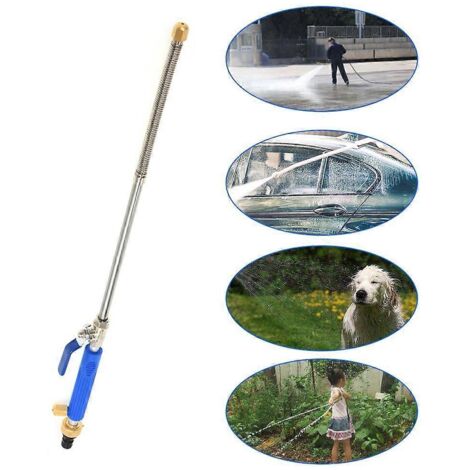Voici une proposition de titre produit optimisé pour le SEO en français (moins de 190 caractères) :

Nettoyeur haute pression voiture jardin, lance tuyau jet d'eau, buse pulvérisateur, arroseur sprink