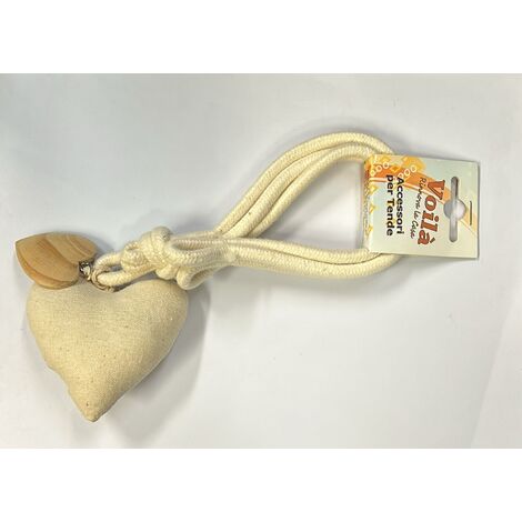 VOILA' - CALAMITA PER TENDA EMBRASSE CUORE 35CM NATURALE
