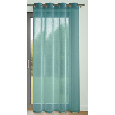 Voilage 140 x 240 cm Bleu Canard