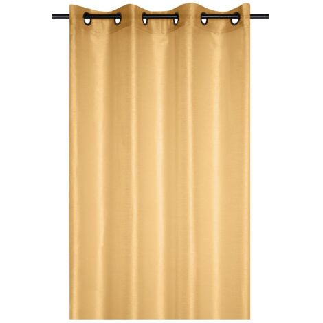 Voilage a oeillets 140 x 260 cm Linwood moutarde
