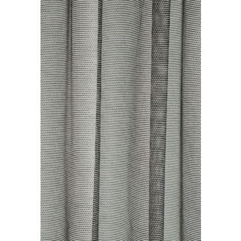 Voilage à œillets Hannah Beige beige foncé, semi-transparent, 140x245 cm