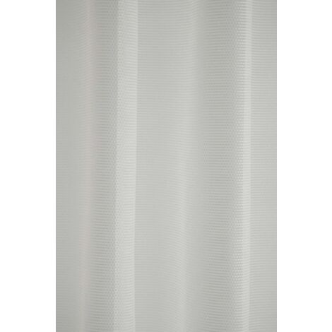 Voilage à œillets Hannah Beige blanc cassé, semi-transparent, 140x245 cm