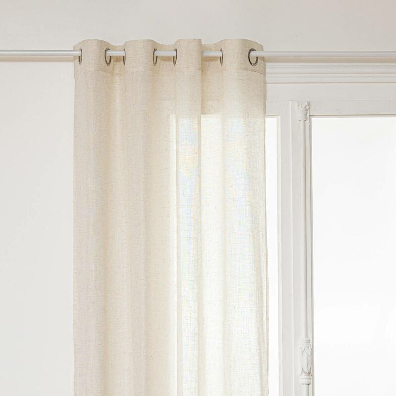Voilage Alla beige 140x240cm - Atmosphera créateur d'intérieur