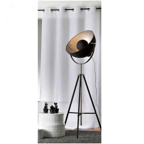 Voilage blanc Chic grande largeur design - 300x240cm - Blanc