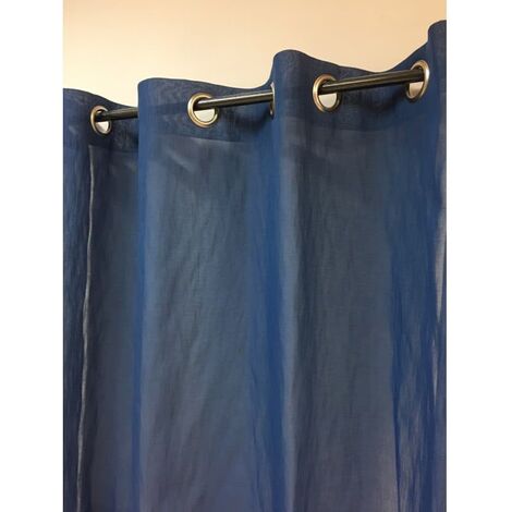 Voilage bleu marine chic et élégant - 145x240cm - Bleu marine