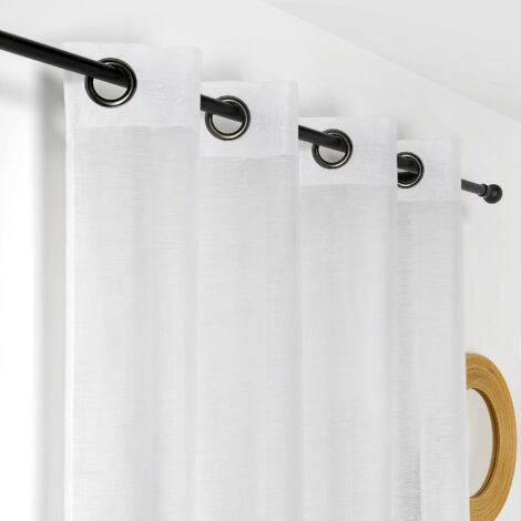 Voilage certifié Non Feu M1 Blanc 300x240 cm