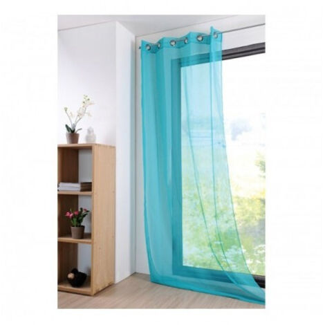 Voilage couleur celadon 135x260cm - STOF
