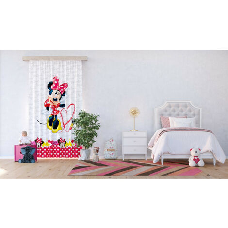 Voilage - Disney Minnie Mouse 140 cm x 245 cm - Multicolor