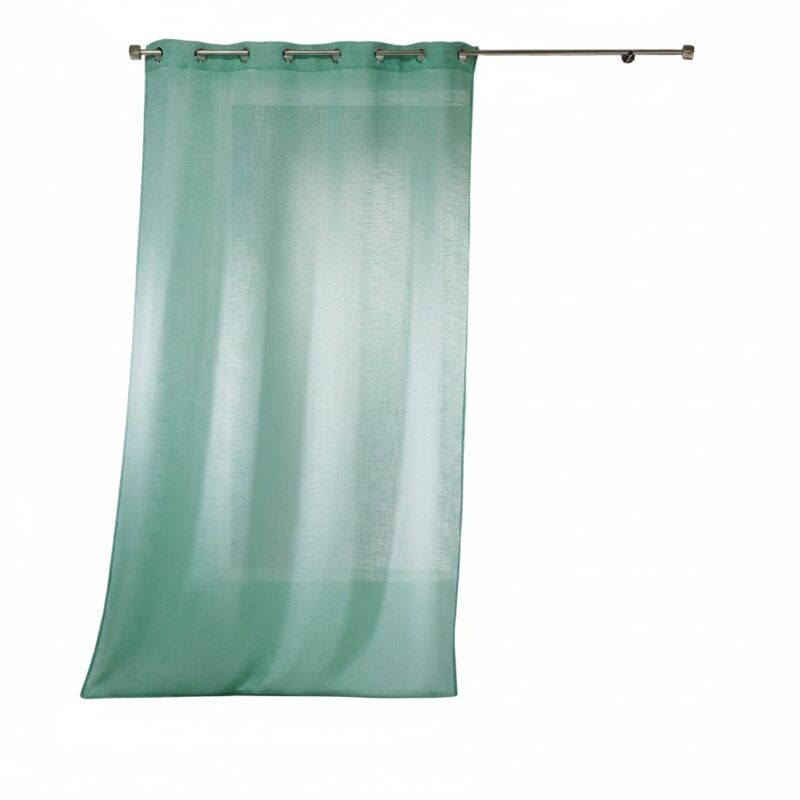 Voilage effet lin 140 x 280 cm Haltona menthe Voilage effet lin 140 x 280 cm Haltona menthe