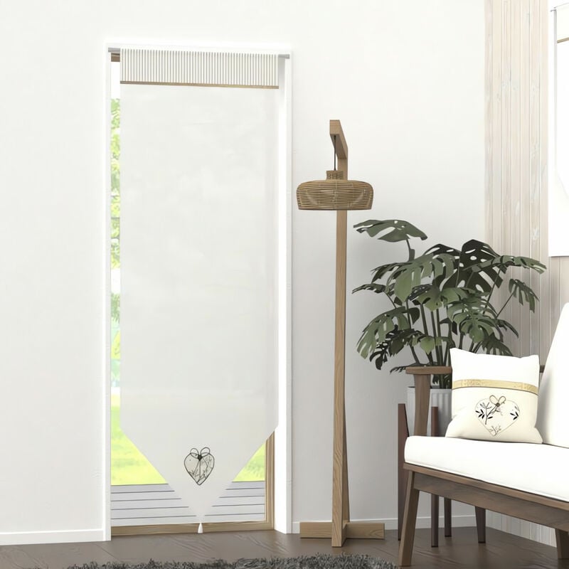 Voilage en coton 70x200 cm aimee, par Soleil d'Ocre