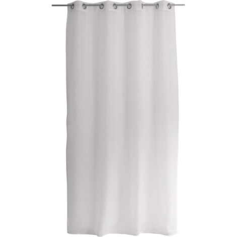 Voilage en tissu sablé effet satiné taille standard SABLÉ