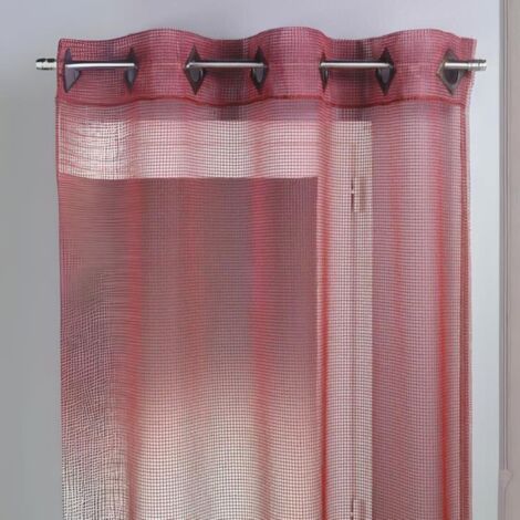 Voilage Filet Bordeaux 140x260 cm