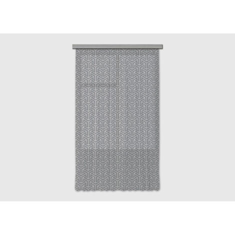 Voilage forme géométrique - 1 pièce - L 140 cm x H 245 cm