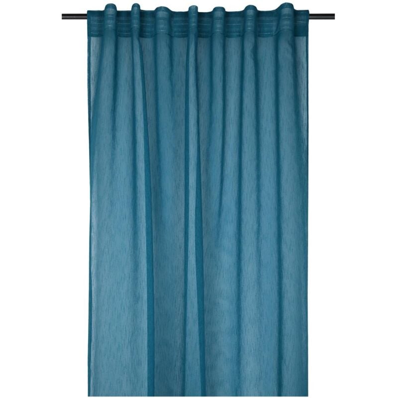 Voilage galon fronceur 140 x 260 cm Derbie uni canard