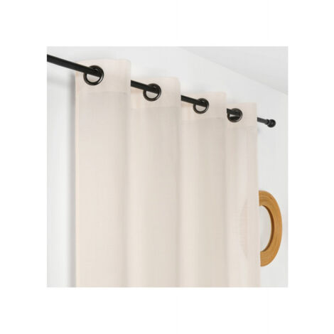 Voilage ignifugé certifié Non Feu M1 Ivoire 145x240 cm