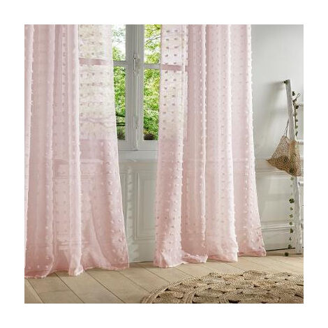 Voilage "Lily" 140 x 240 cm - rose - rose -