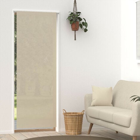 Voilage lin pour porte fenêtre 70x200 cm LINEN naturel, par Soleil d'Ocre