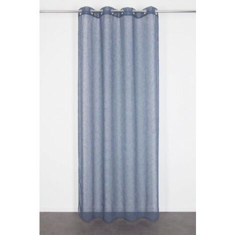 Voilage Nelia bleu 140x240cm - Lumière Naturelle & Élégance
