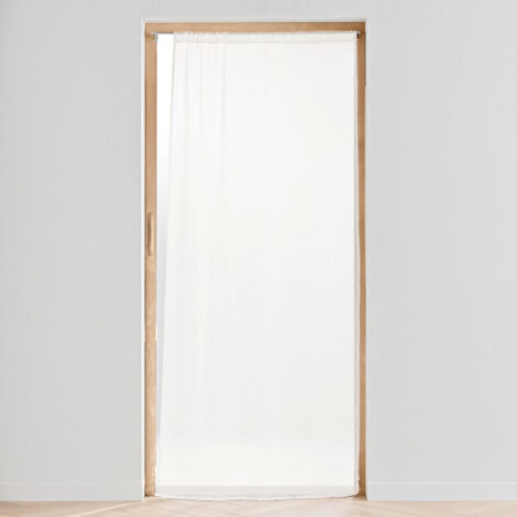 Voilage Passe-Tringle "Carlin" 90x200cm Naturel