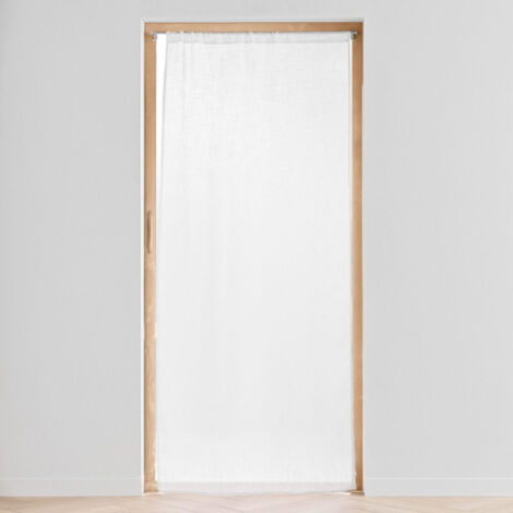 Voilage Passe-Tringle "Haltona" 90x200cm Blanc