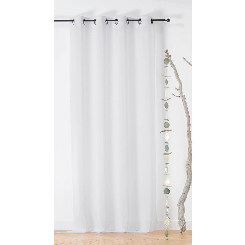 Voilage seaqual recyclé - 135x260cm - Blanc